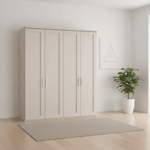 Kempton 4 Door Hinged Wardrobe - W200cm