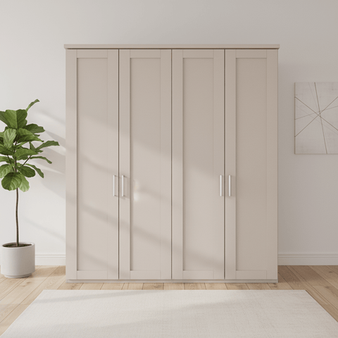 Kempton 4 Door Hinged Wardrobe - W200cm