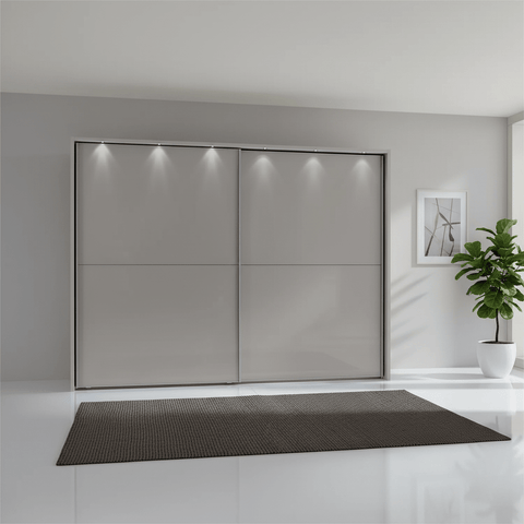 Wiemann Bristol Pebble Grey Sliding Door Wardrobe