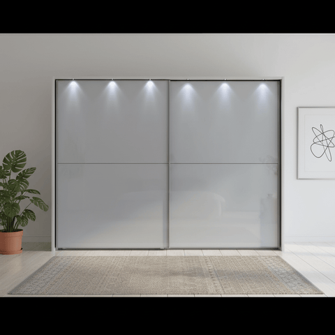 Wiemann Bristol White Sliding Door Wardrobe