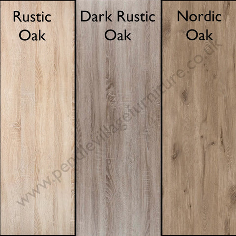 Wiemann Bristol Rustic Oak and Pebble Grey Sliding Door Wardrobe With Mirror, We will Deliver and assemble the wardrobe. Available in 4 Width Sizes 150cm, 200cm, 250cm and 300cm height is 217cm - Carcase Colours Available