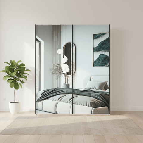 Wiemann Oxford 200cm Full Mirror Sliding Wardrobe