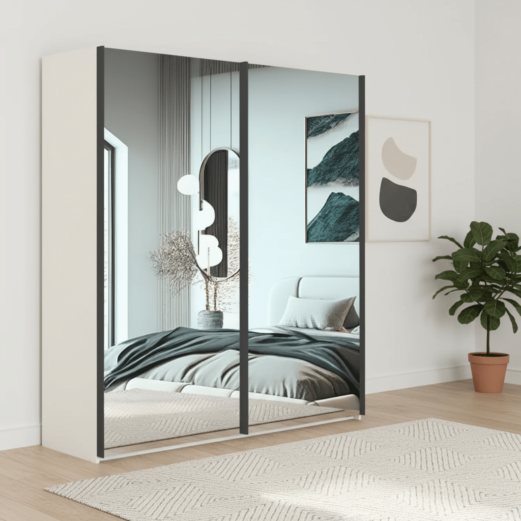 Wiemann Oxford 200cm Full Mirror Sliding Wardrobe