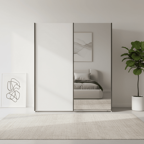 Wiemann Oxford 2 Door Sliding 200 cm Wardrobe with Mirror
