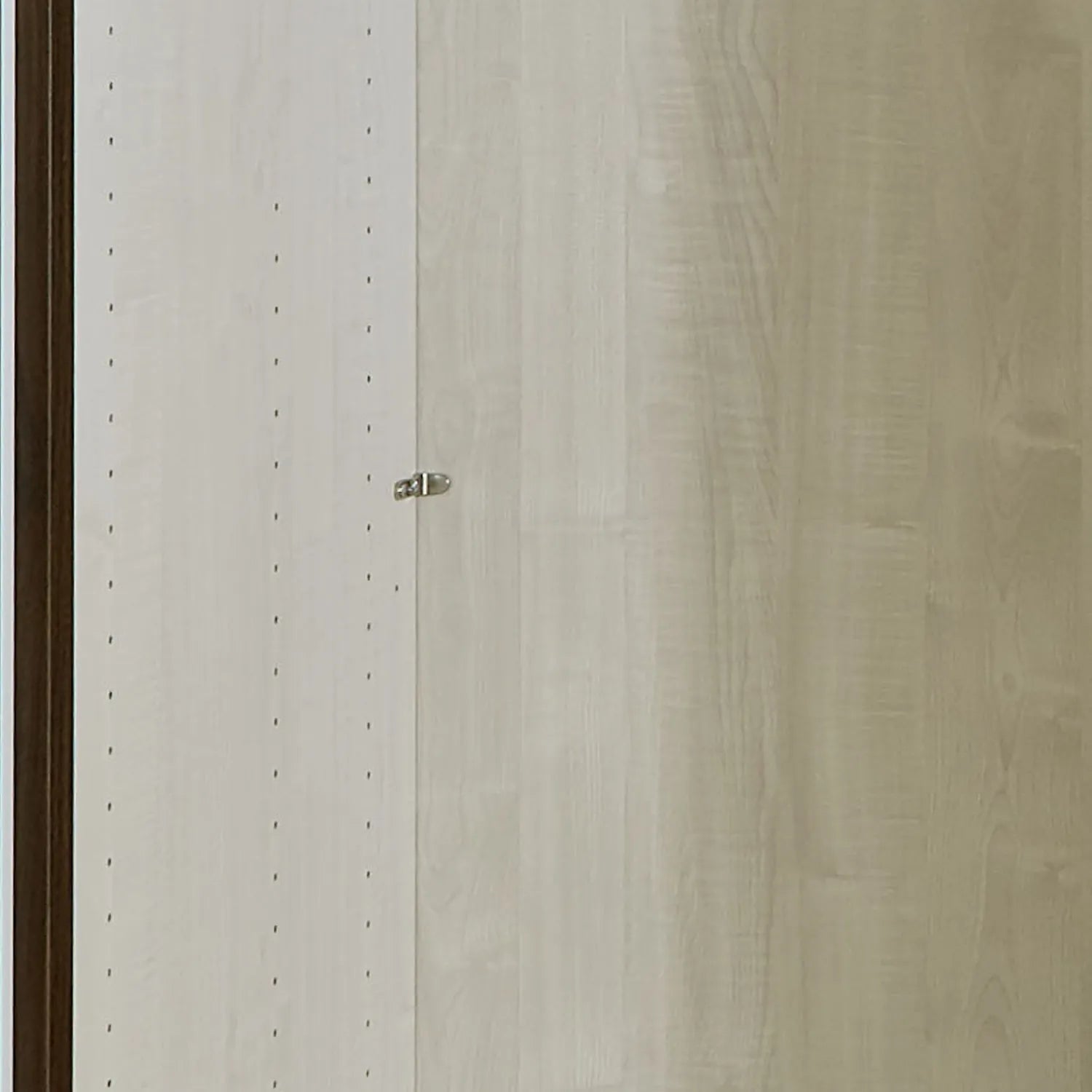 Wiemann Bristol Rustic Oak and Pebble Grey Sliding Door Wardrobe With Mirror