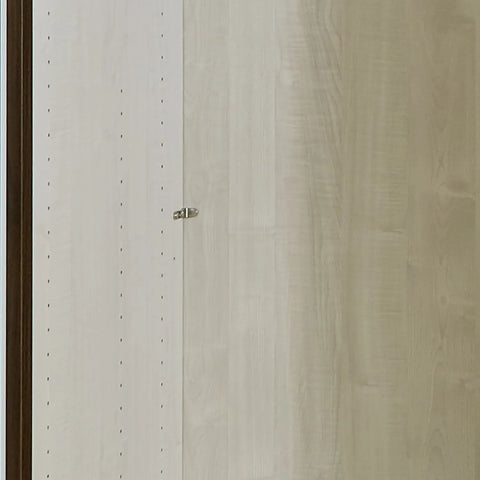 Wiemann Bristol Rustic Oak and Pebble Grey Sliding Door Wardrobe With Mirror