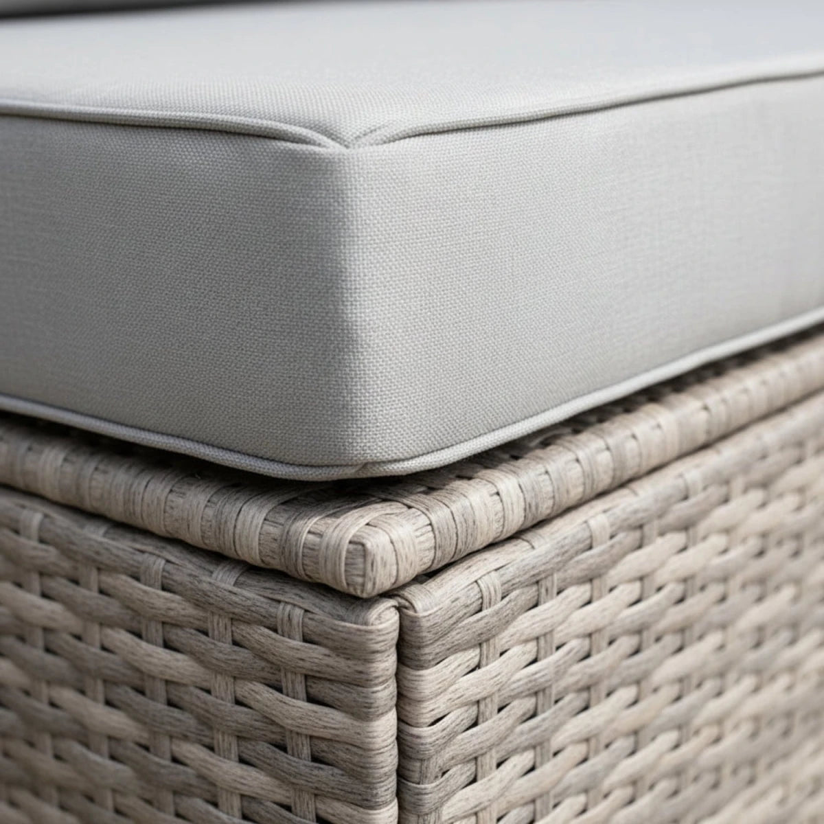 High-quality weather-resistant fabric for garden seating.