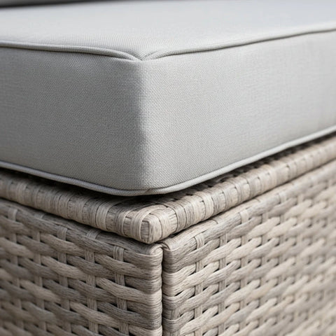 High-quality weather-resistant fabric for garden seating.