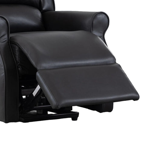Windsor Black Leather Lift & Tilt Recliner (Dual Motor)