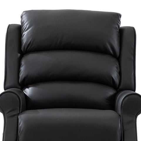 Windsor Black Leather Lift & Tilt Recliner (Dual Motor)