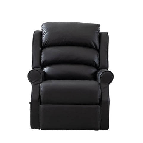 Windsor Black Leather Lift & Tilt Recliner (Dual Motor)