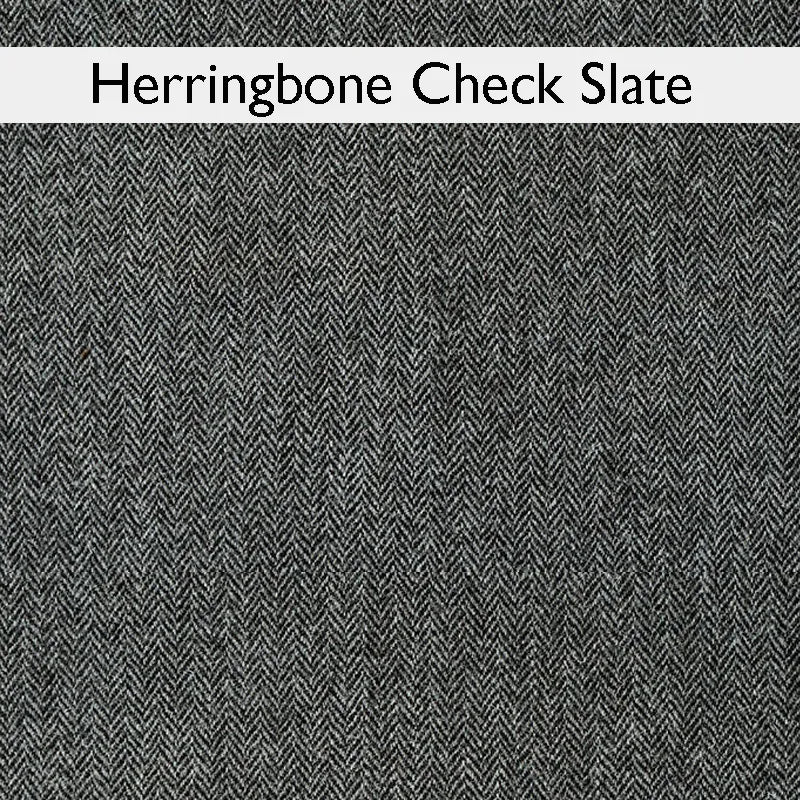 Wood Bros Thetford Chesterfield Sofa - Herringbone Check Fabric