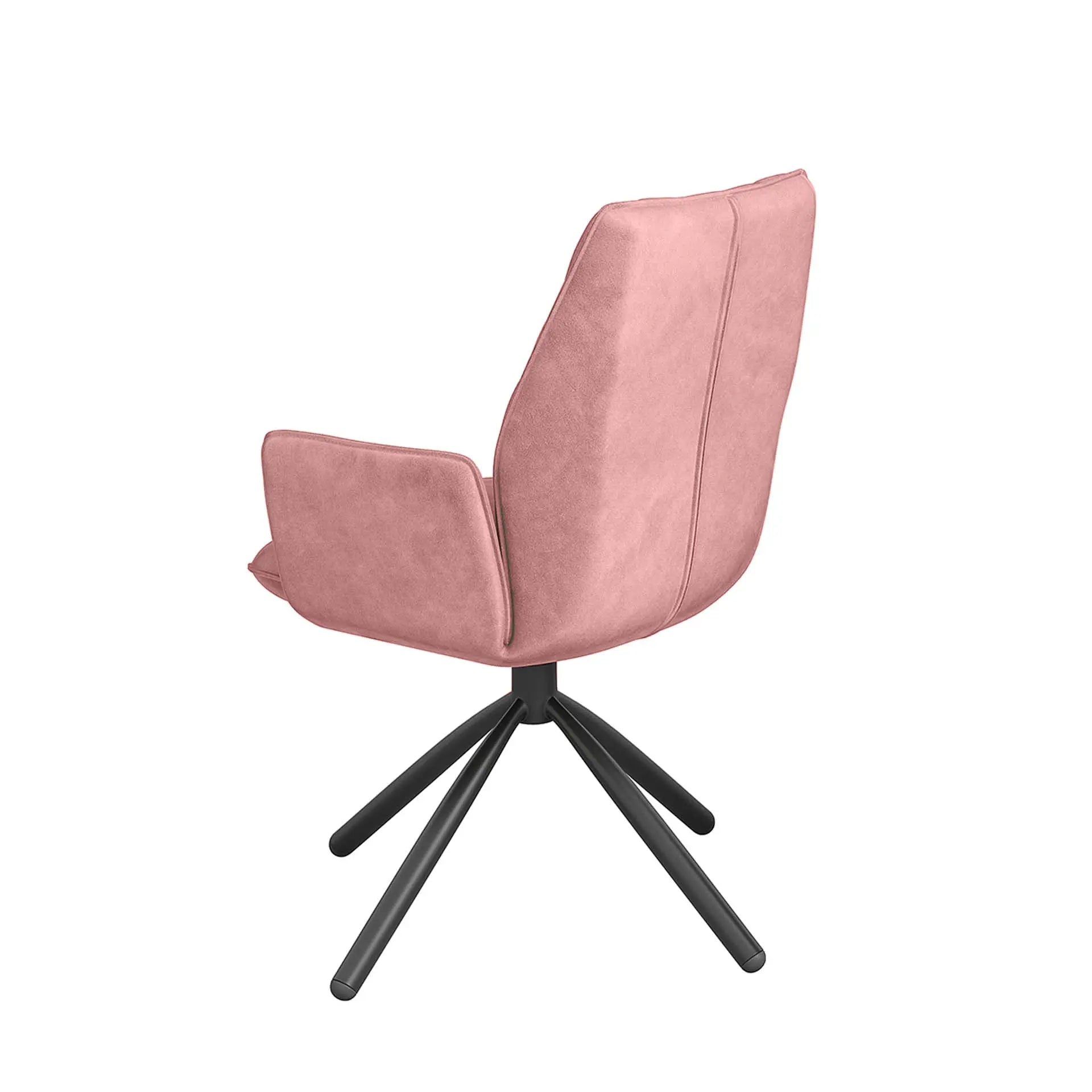 Twist Pink Swivel Dining Chairs - Set of 4 - Pendle Village Furniture