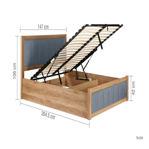 Detailed bed measurements for accurate space planning.