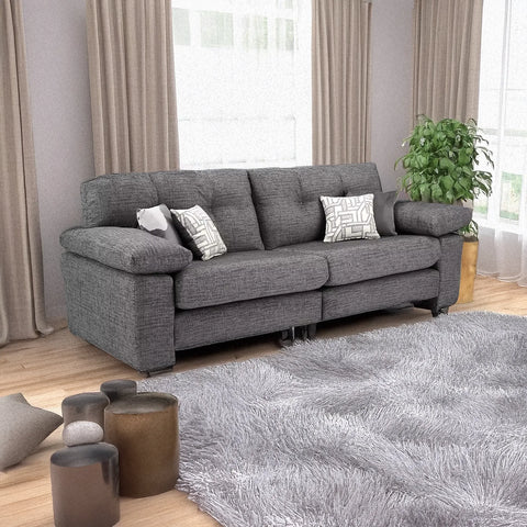 Ziggy 4 Seater Fabric Sofa