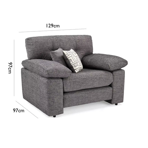 Ziggy Fabric Armchair