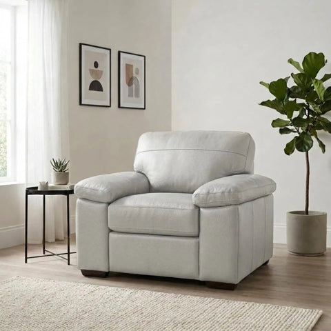 Stylish single chair with anti-sag support and elegant finish.