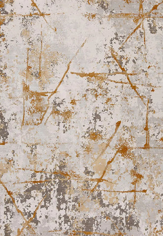 Astro Modern Beige, Navy and Rust Rug. Available in 3 sizes. Available in 4 Designs- 7150J Image
