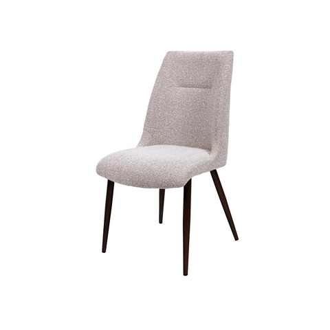 Granada Chestnut Dining Table with 6 Granada Natural Fabric Chairs - Pendle Village Furniture