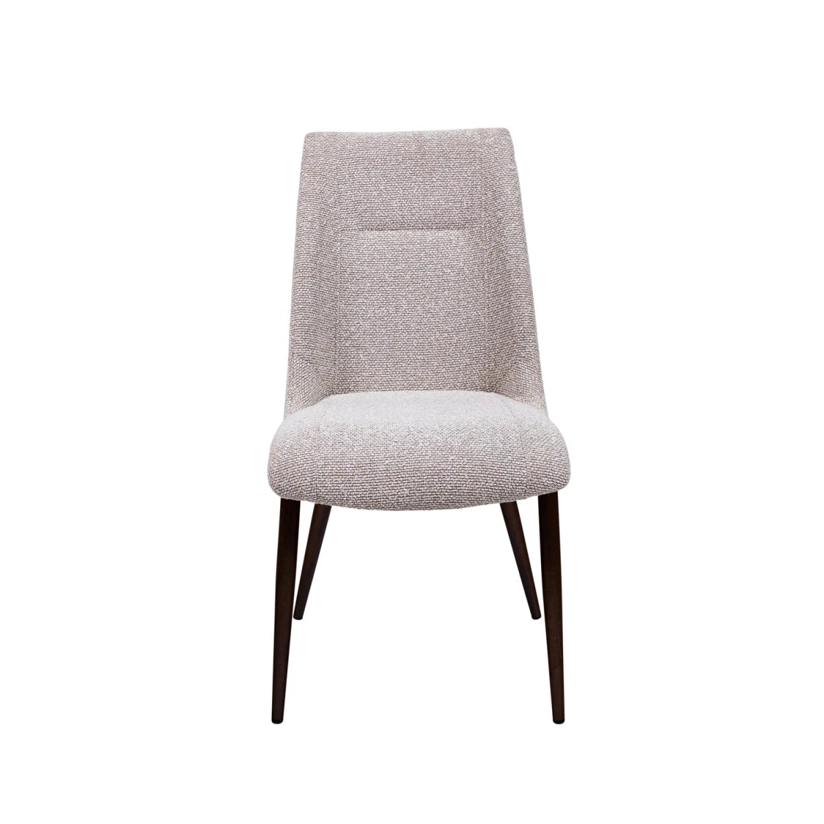 Granada Chestnut Dining Table with 6 Granada Natural Fabric Chairs - Close Up of Chairs