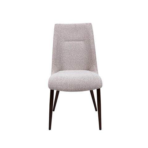Granada Chestnut Dining Table with 6 Granada Natural Fabric Chairs - Close Up of Chairs