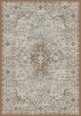 Da Vinci Elmund Grey Terracotta Traditional Rug - Pendle Village Furniture