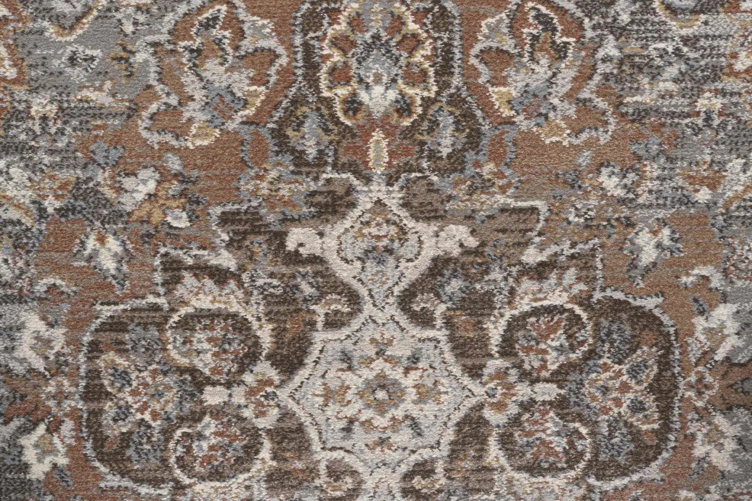 Da Vinci Elmund Grey Terracotta Traditional Rug - Pendle Village Furniture
