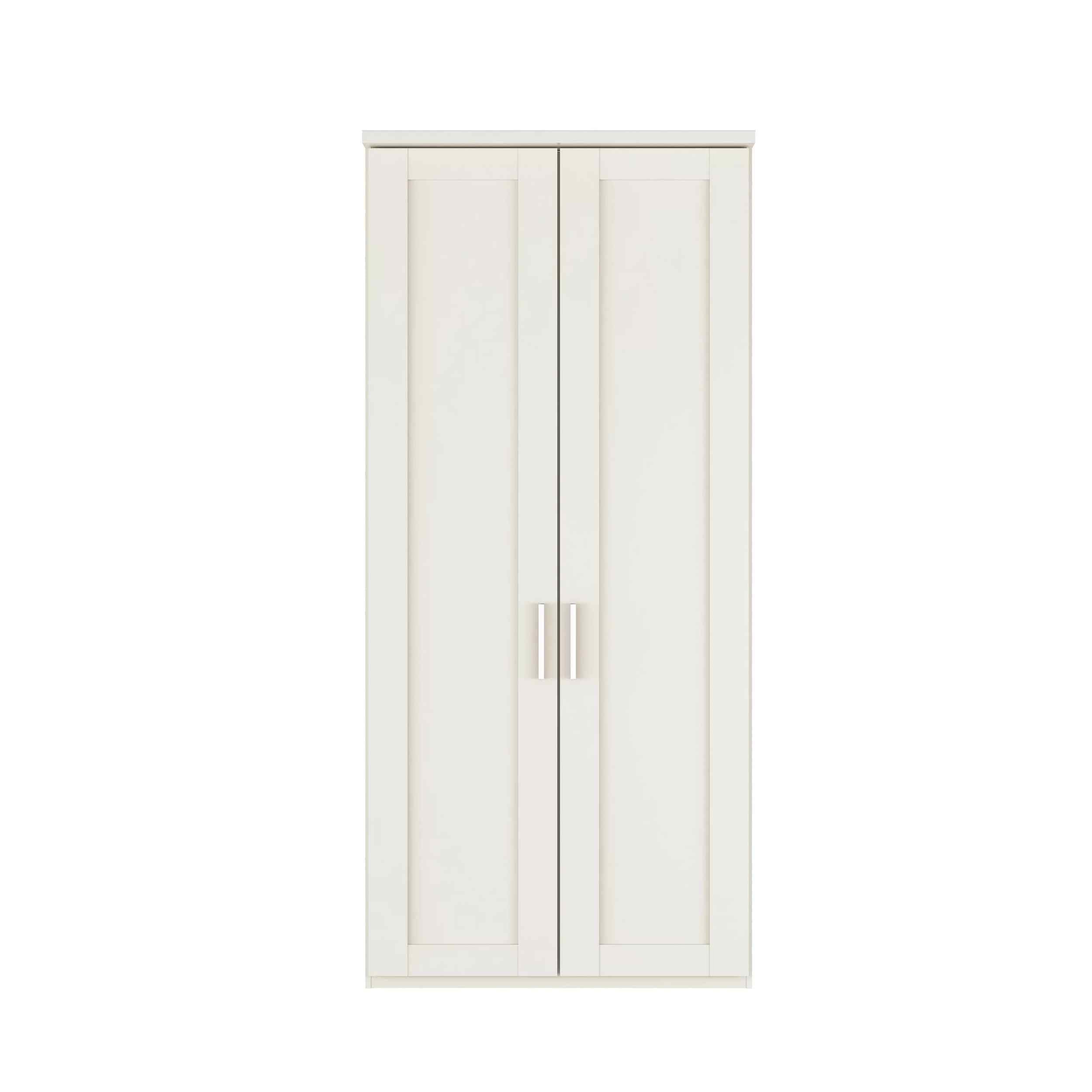 Kempton 2 Door Hinged Wardrobe with Right Door Mirror