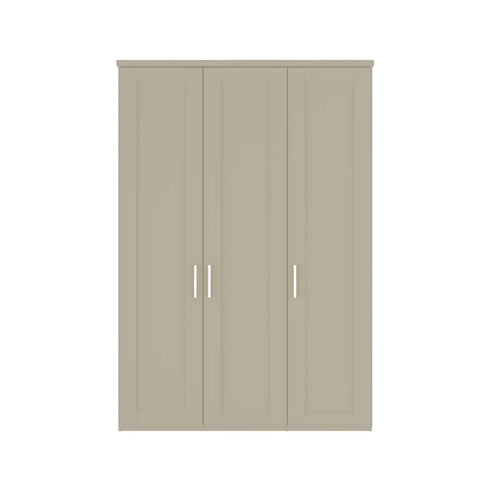 Wiemann Kempton Pebble Grey 3 Door Hinged Wardrobe