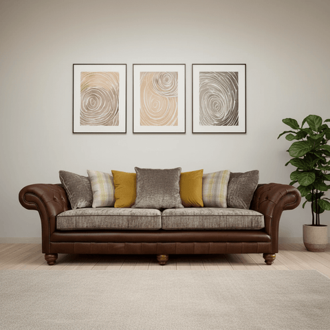 Oswald & Pablo Kingston Scatter Back Chesterfield Sofa