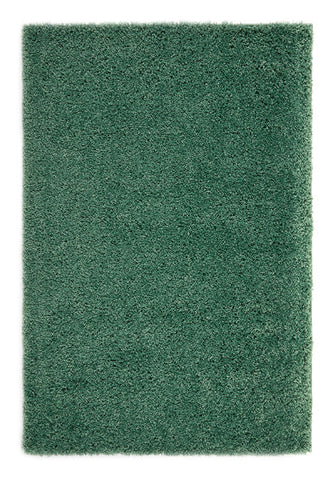 Serene Shaggy Soft Plain Rug, available in Charcoal, Cream, Grey, Gold, Beige, Pink, Red and Sage Green. Available in 5 sizes-Main Image-Sage Green