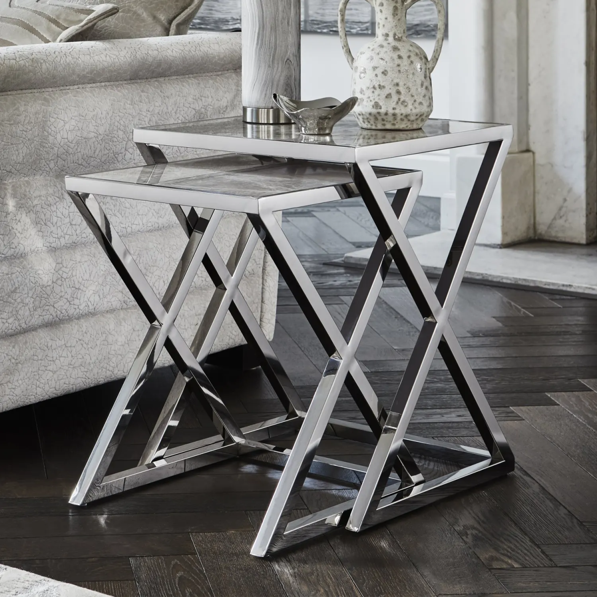 Vanquish Nest of Tables - Pendle Village Furniture
